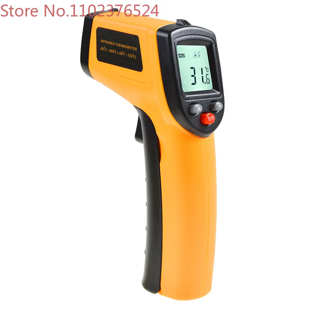 

GM320 infrared thermometer hand-held high-precision thermometer industrial thermometer kitchen water/oil temperature gun