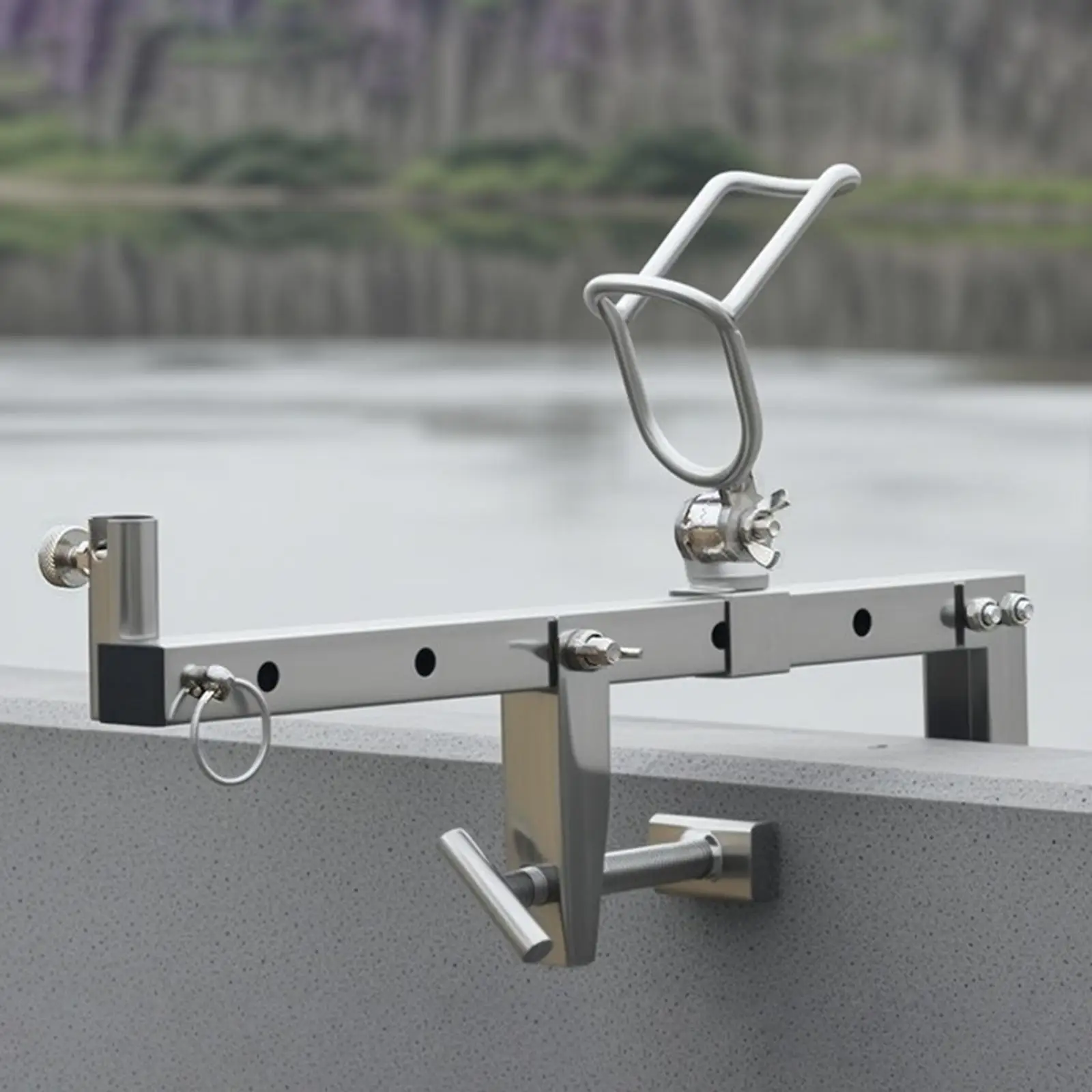 

Fishing Rod Holder Adjustable Portable Fishing Pole Stand Pole Bracket Support Gift