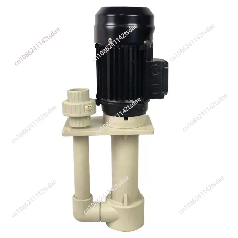 Vertical Pump in Anti-corrosion Tank  Plastic Chemical Pump Vertical Acid and Alkali Resistant Submerged Pump