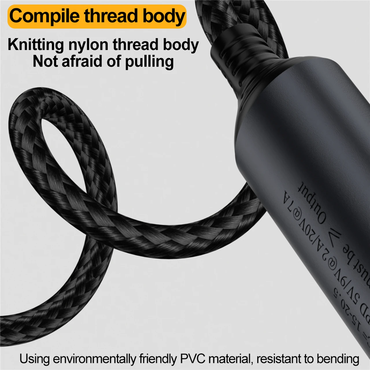 Upgraded version 140W 5v2A20V7A DC Female to USB C Type C PD Power Adapter Converter Fast Charge Cable for Macbook Huawei Lenovo