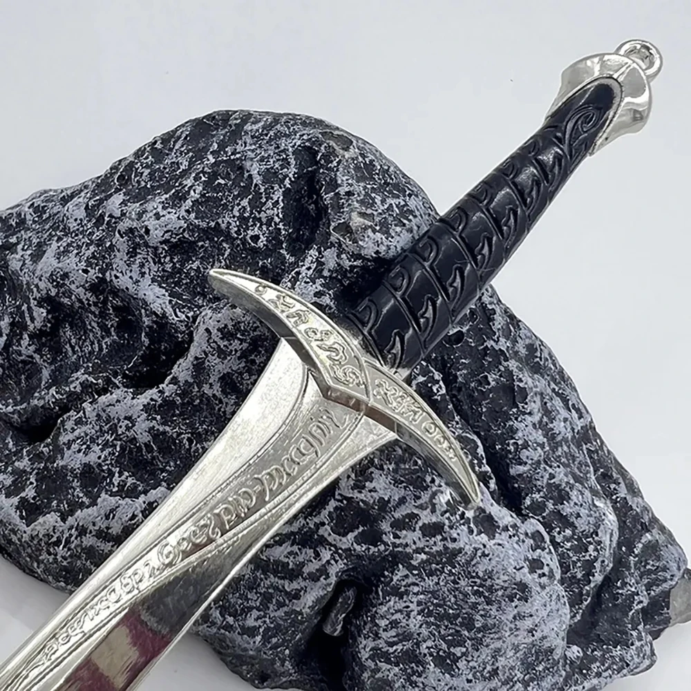 18 سنتيمتر ستينغ سلاح السيف المفاتيح فرودو بيلبو باجينز الهوبيتس الفيلم الأجهزة الطرفية القرون الوسطى جميع المعادن السيف للمنزل الديكور هدية