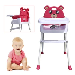 Trona para bebé, silla de comedor para niños, mesa y silla de alimentación para bebé, asiento para niños, silla de plástico