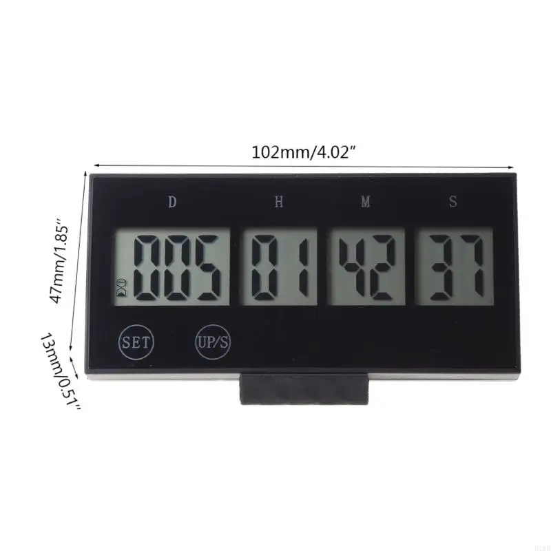 R1WB Digital Countdown Days Timer atualizado relógio contagem regressiva dias para férias