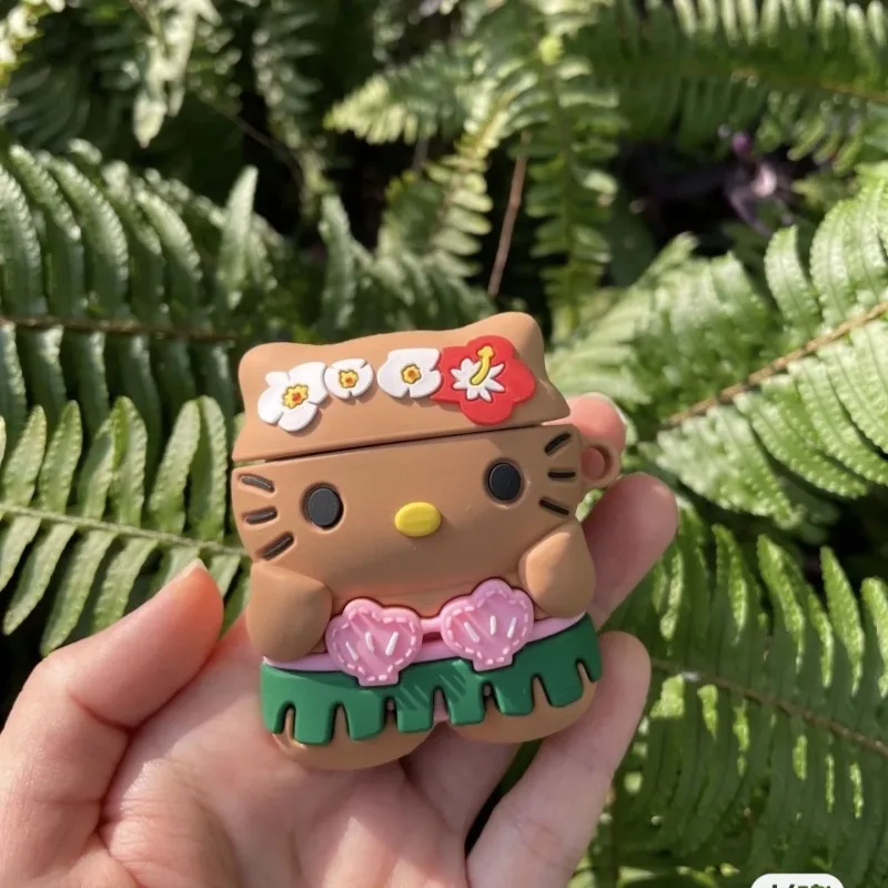 

Hello Kitty My Melody for Airpods Pro 2 Case, Hula for Airpods 3 Case, Soft Silicone Headphone Anime Cover for Airpods Pro Case