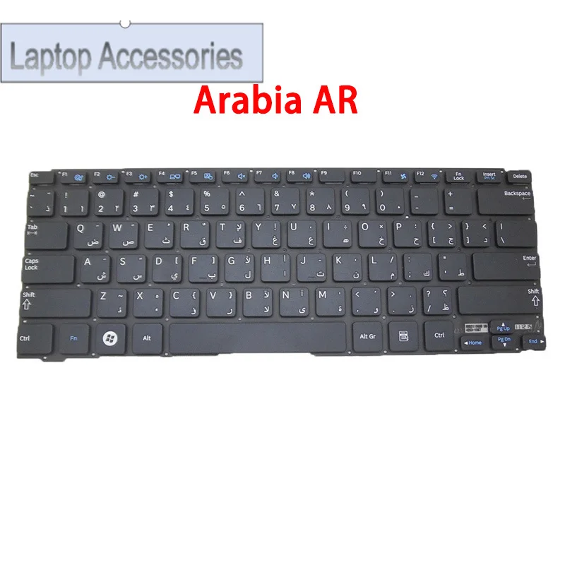 F Laptop Keyboard For Samsung NP350U2B NP350U2A 350U2B 350U2A Arabia AR Korea KR United Kingdom UK BA59-03135E New