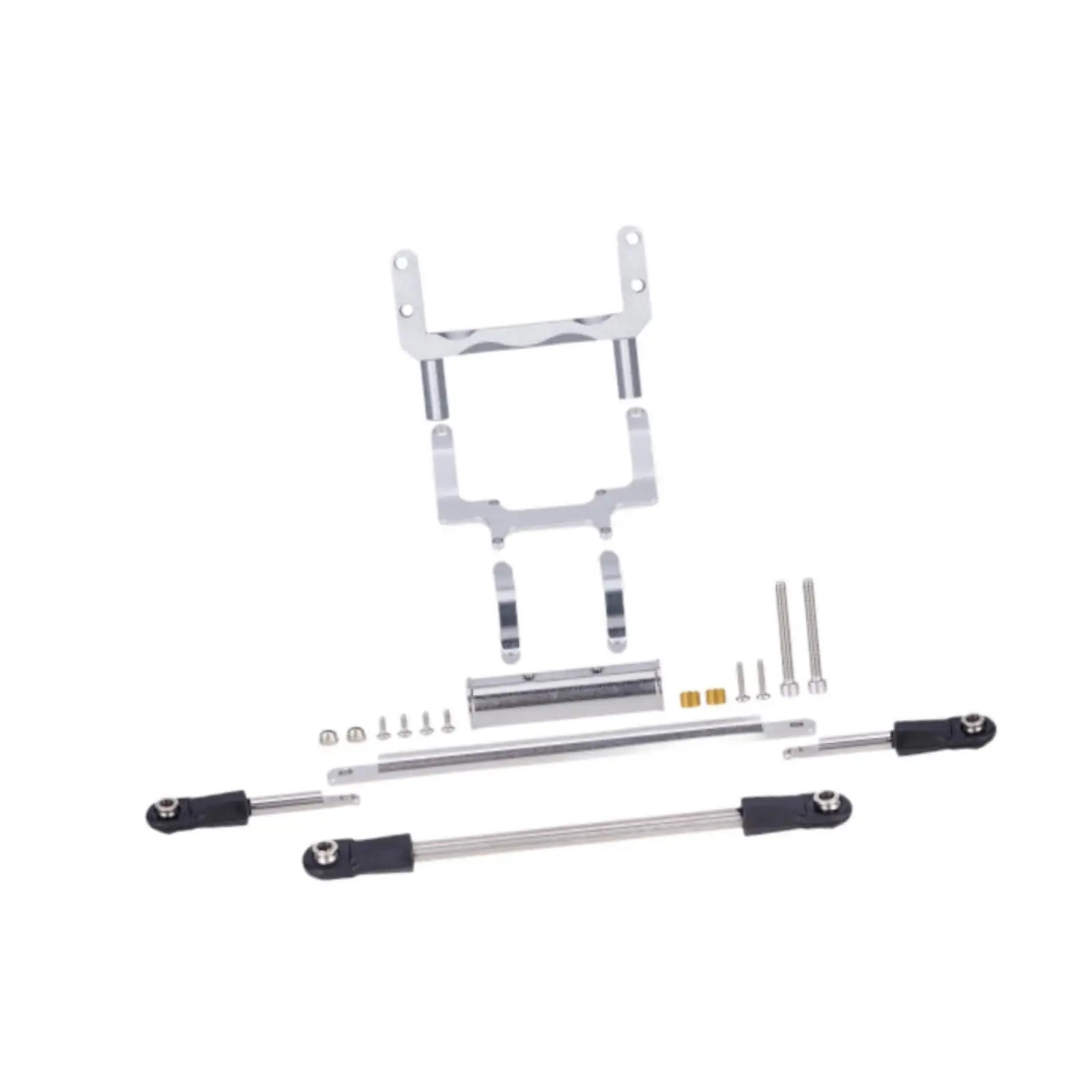 Alloy RC Car Axle Servo Stand with Hydraulic Steering Cylinder Link Rod Upgrade Part for 1 10 RC Cars Repairs