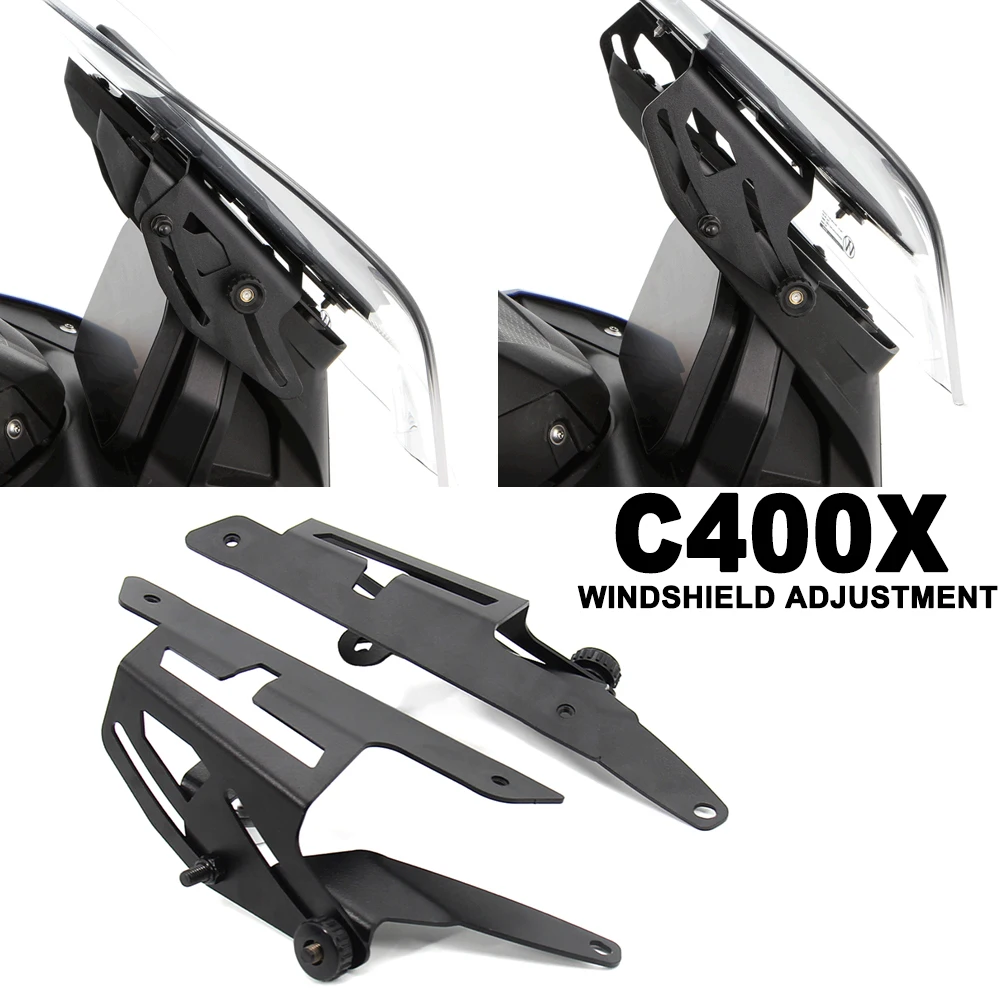 

NEW For BMW C400X C 400 X C400 X Motorcycle Windscreen Bracket Adjustable Windshield Stand