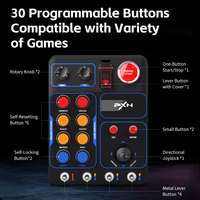 PXN CB1 Simulator Race Central Control Box Multifunctional Keys Control Box RGB For EURO Truck Simulator Racing Game Custom PC