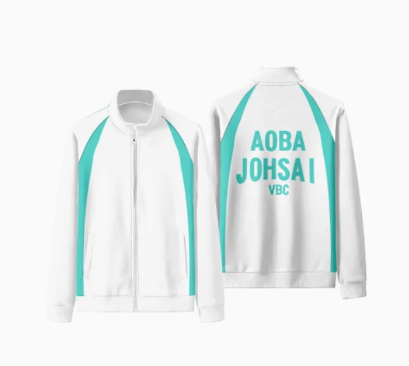 ¡Anime Haikyuu! Oikawa Tooru-Chaqueta de cuello alto para otoño e invierno, disfraz de Cosplay informal para estudiantes, abrigo suelto, Tops