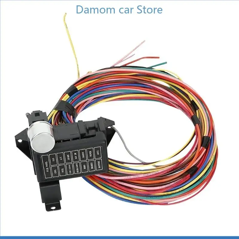 

A2UC Universal Wire Harness Muscle Car Hot Rod Street Car Voltage-Circuit Box Assembly Modification Repairing Tool