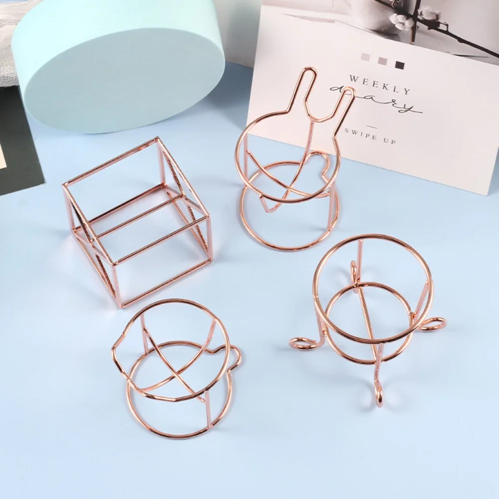 

Metal Bracket Powder Puff Shelf Stand Multishaped Gold Makeup Puff Rack Cute Wrought Iron Makeup Egg Stand Makeup Tools