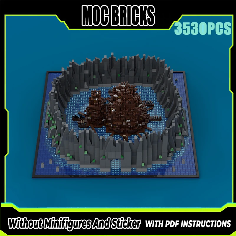 

Exquisite New Product MOC Building Blocks Movie Scene Model Pirate - Shipwreck Bay Technology Modular Children's Toy DIY Set