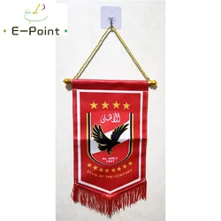 Egypt Football Club Al Ahly SC Flag 36cm*23cm Size Double Sides Christmas decorations Hanging Flag Banner Gifts