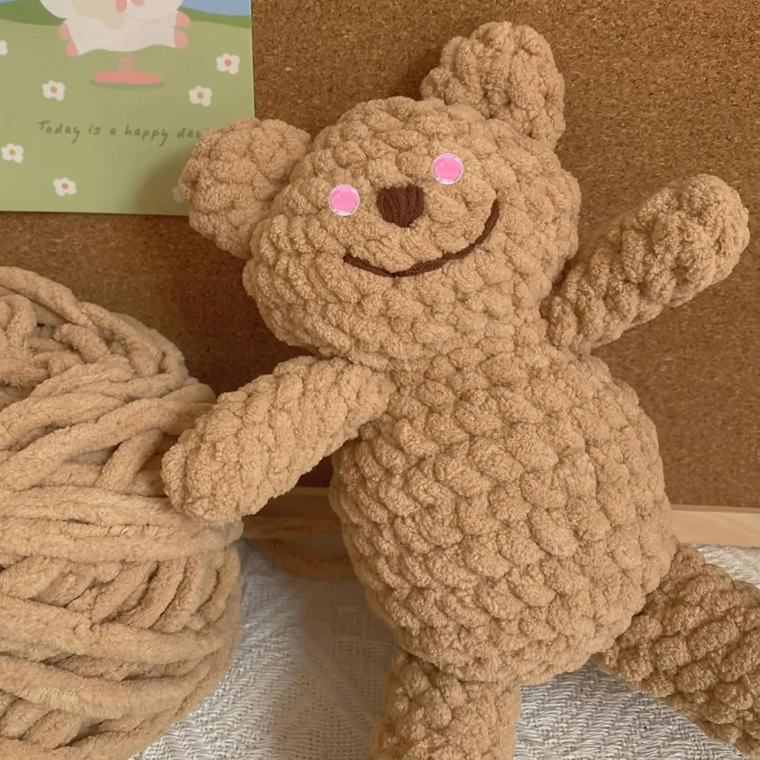 10PCS 10mm Occhi di sicurezza colorati Occhi all'uncinetto con rondella per Amigurumis Crochet Bear Doll Risultati Doll Making Fornitura di accessori