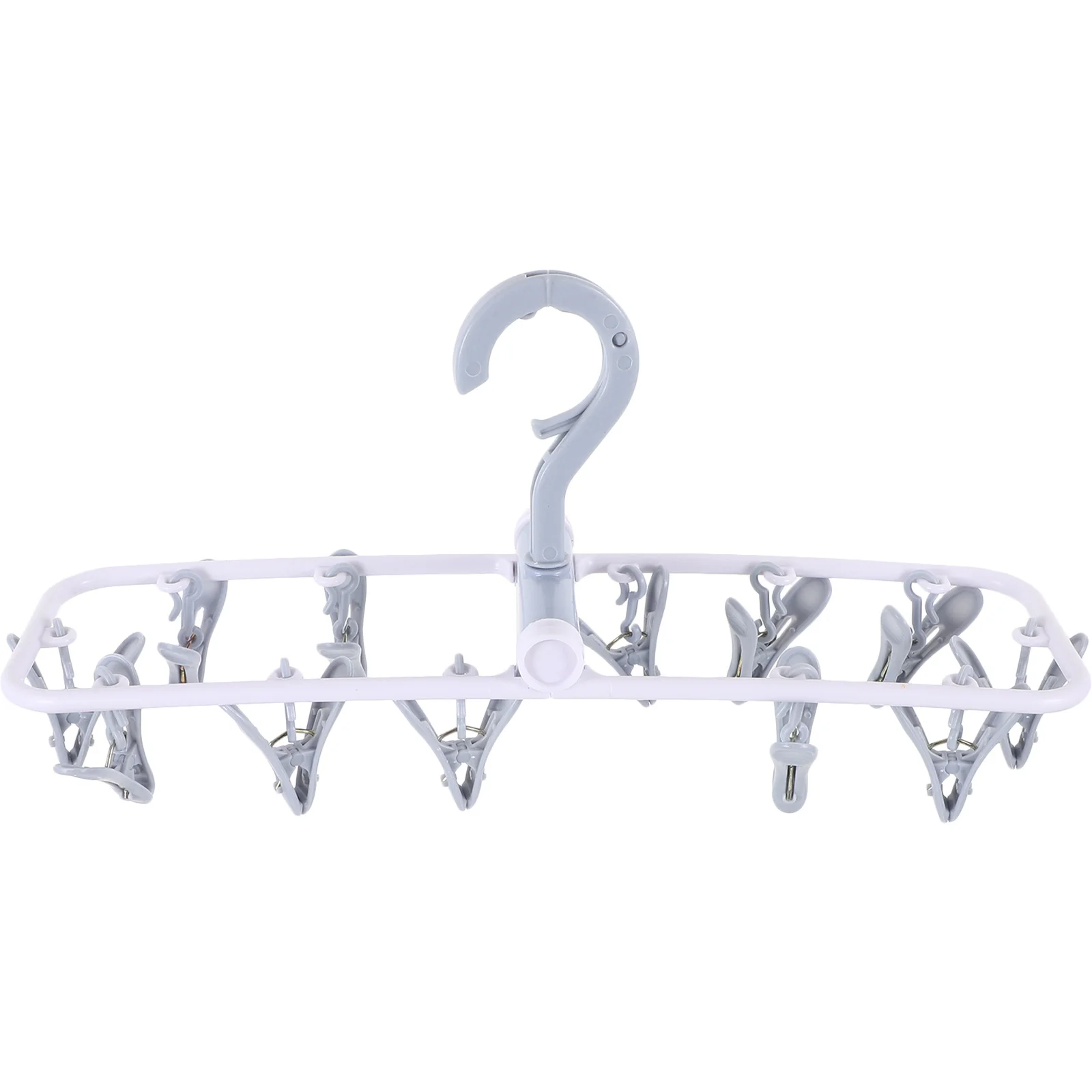 Estante plegable Secado al aire Secado Sujetador Lencería Lavandería Lavandería Colgante Secado Rack Clip Colgador de goteo Colgador de goteo Azul