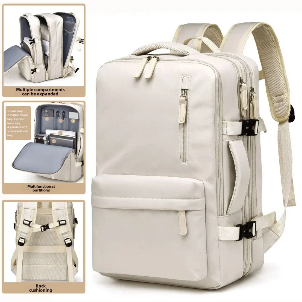 Rucksack 40x30x20 Flugzeug, Kabine Handgepäck Rucksack, Laptop Rucksack für Flugzeugreisen, Schulrucksack, Herren Damen Tasche