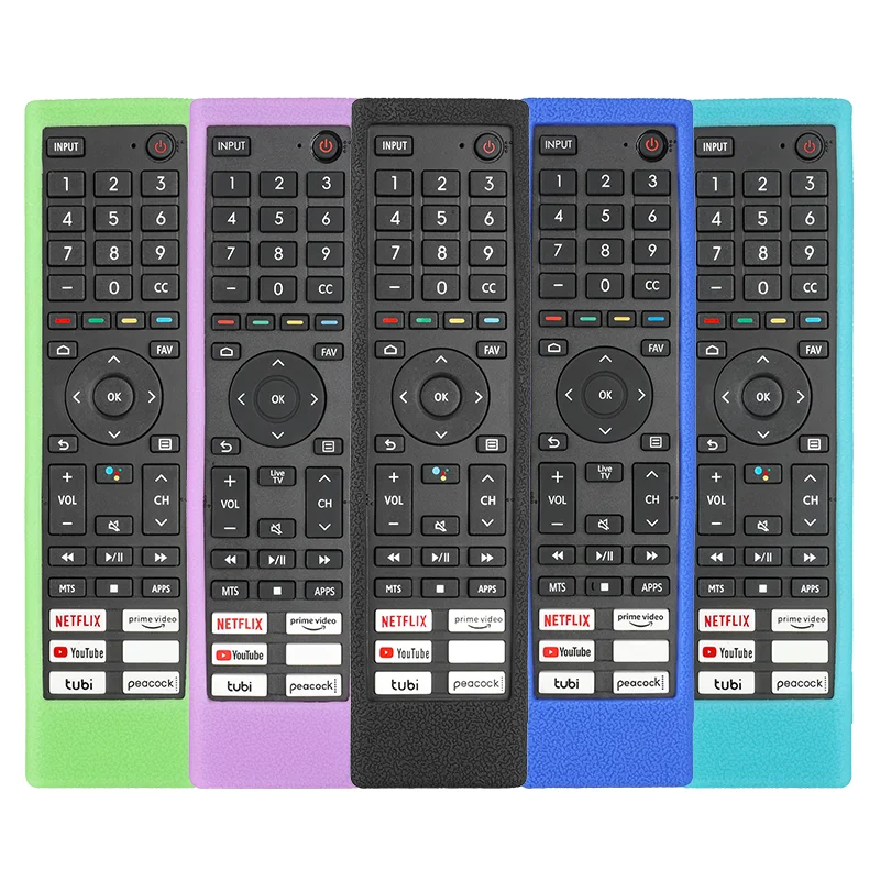 Silicone Remote Control Case For Hisense ERF3J80H ERF3G80H ERF3F80H TV Remote Shockproof Protective Shell Cover With a Lanyard