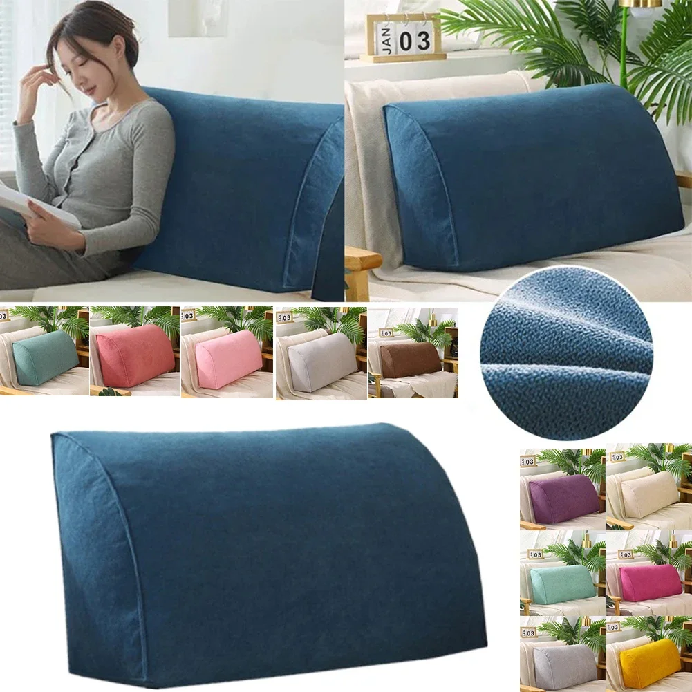 1PC Bed Triangular Pillow Bed Bedside Living Room Single Double Trio Combination Office Chair Reading Pillow Household Decor