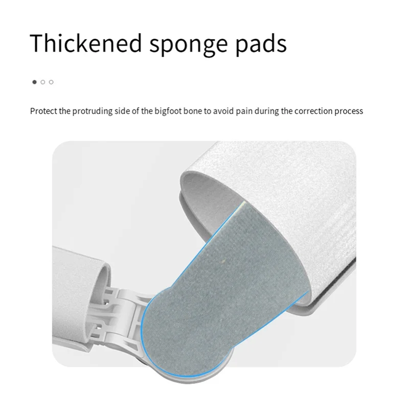 Corrector de A23F-Bunion para mujeres y hombres, separador de corrección doble con perilla ajustable para férulas, alisador de dedos en martillo