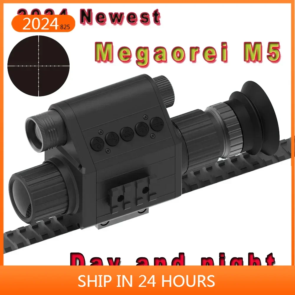 

NEW NEW NVGs Megaorei M5 Hunting Night Sight Scope 1080P Wildlife Tactical Telescope Monocular With 940nm Laser IR For OutdoorN