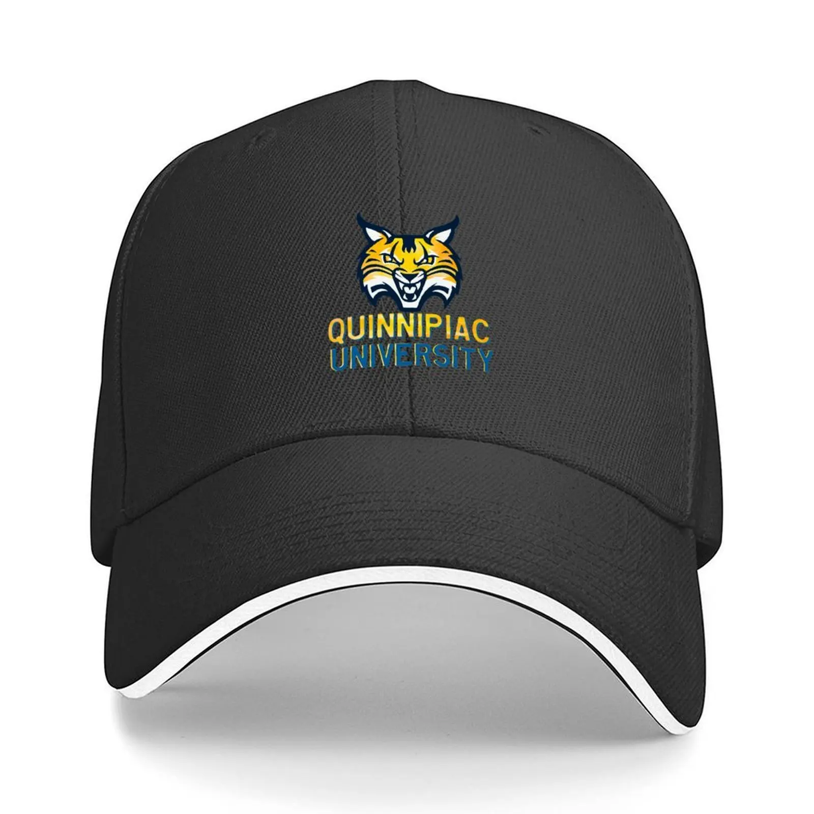 

Quinnipiac University (1) Baseball Cap winter hats for men custom Hat Trucker Cap Hip Hop Hats For Women Men's