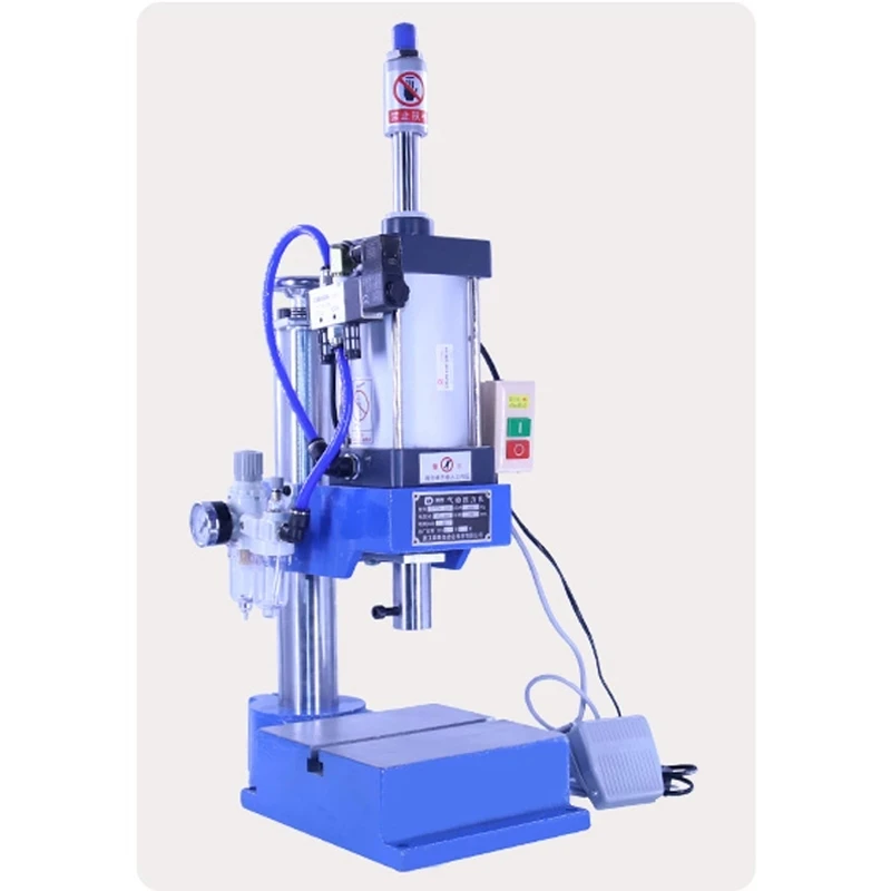 Pneumatic punching machine 200kg single column 63 type bench press small gas spleen high precision riveting machine