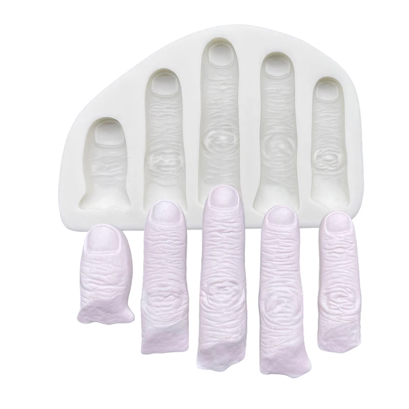Halloween Finger Silicone Cake Baking Mold Sugarcraft Chocol
