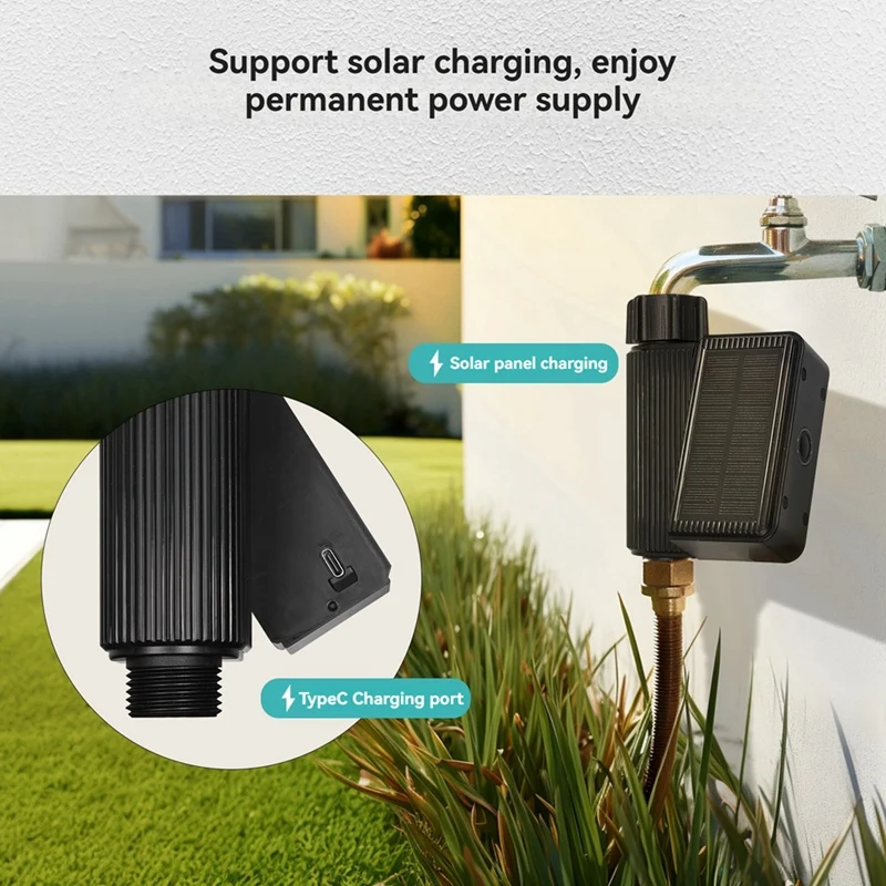 N11R--Tuya-Solar-Water-Timed-Irrigation-Water-Valve-IP65-Waterproof-Includes-Temperature and Humidity-Detector почвы
