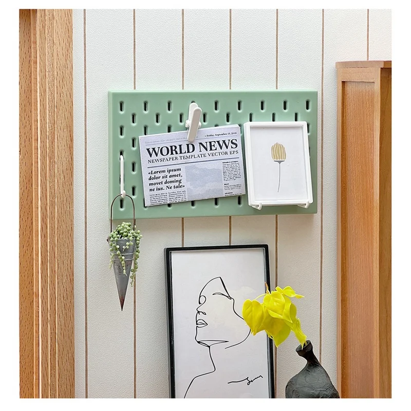 Миниатюрные предметы украшения мебели, перфорированная доска, настенная стойка, сделай сам, дисплей для хранения, мебельные аксессуары