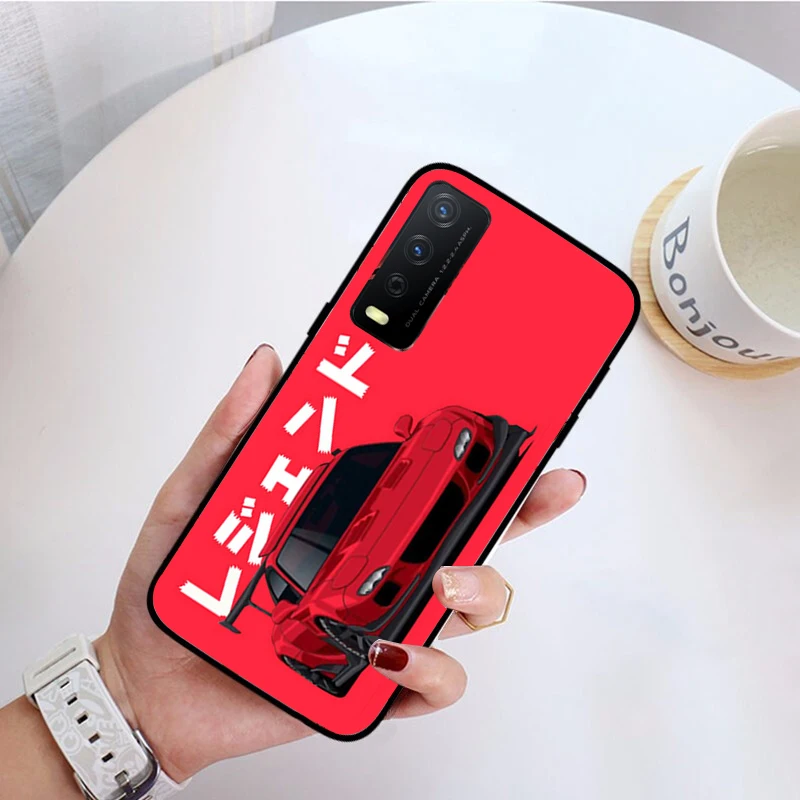 JDM Car Phone Case For VIVO Y31 Y21 Y70 Y21S Y20S Y72 Y35 Y11 Y53S Y33S Y55 Y76 Y51 Y11S Y01 Y1S Y91C Y91i
