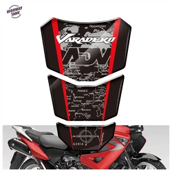 3d resina da motocicleta tanque almofada protetor adesivo para honda xl125 xl250 xl1000 varadero decalques