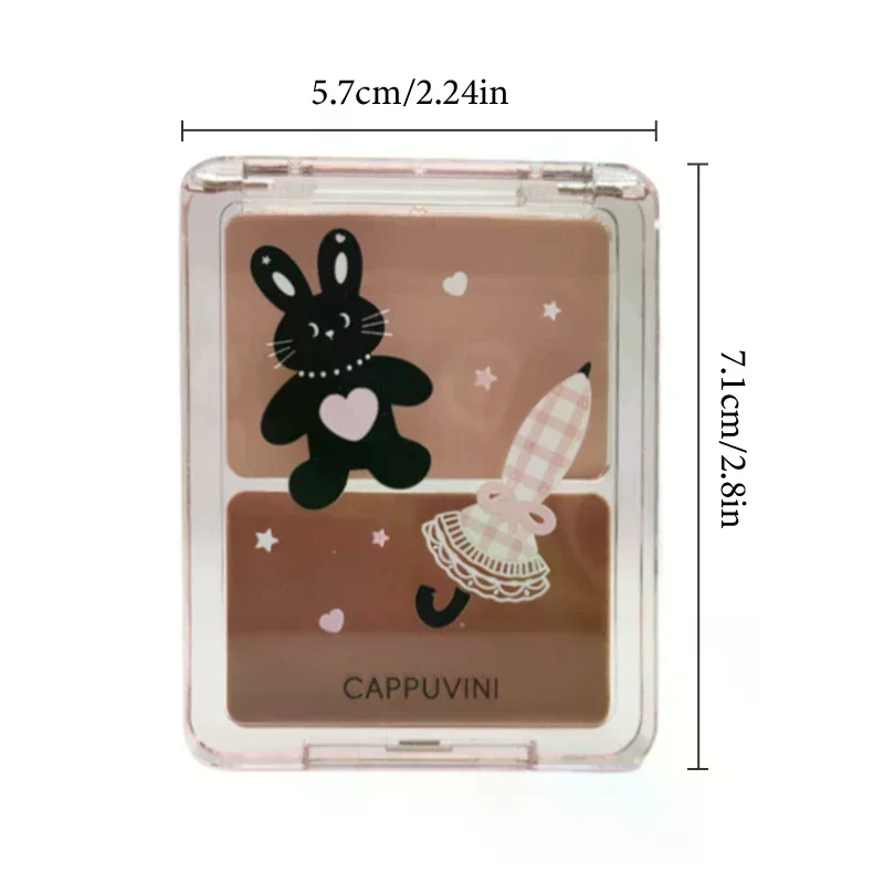 Cappuvini Water Shining Cheek Blush Highlighter Cream Hoogglans Glitter Rouge Natuurlijke Fleuren Gezicht Contouring Blush Make-up