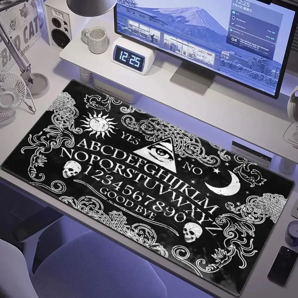 Ouija Boards Mouse Pad Gaming Mouse Pad Abstract Large 900x450mm 2026 New Model Mouse Mat Gamer XXL Mouse Carpet PC Desk Pad