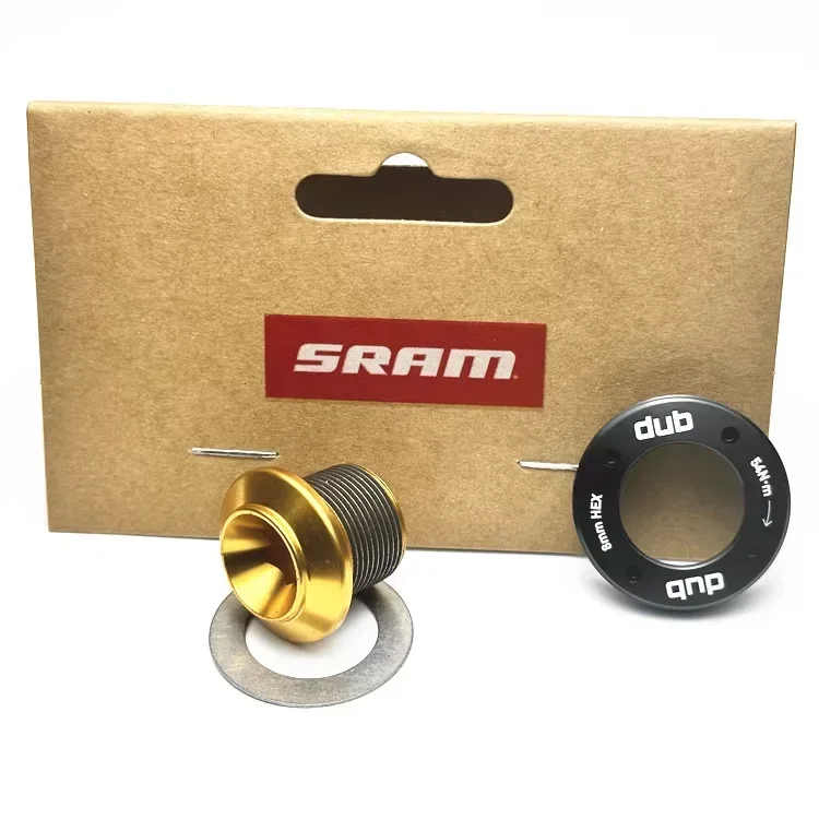 

Крышка замка кривошипа SRAM GXP и винт замка кривошипа DUB — совместим с шатунами AXS, горными/дорожными велосипедами (комплект оборудования для кривошипа)