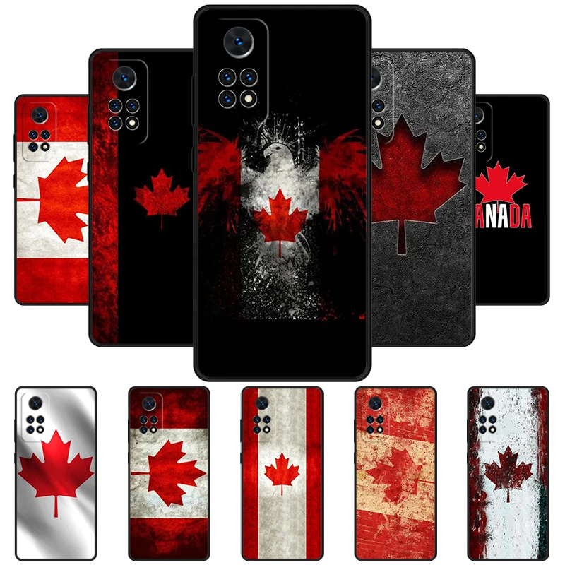 Canada Canadian Flag Phone Case For Redmi Note 11 EPro 11S 10 10T 9S Promax 8 Pro Xiaomi Mi 10 11 12X 12S Ultra Cover