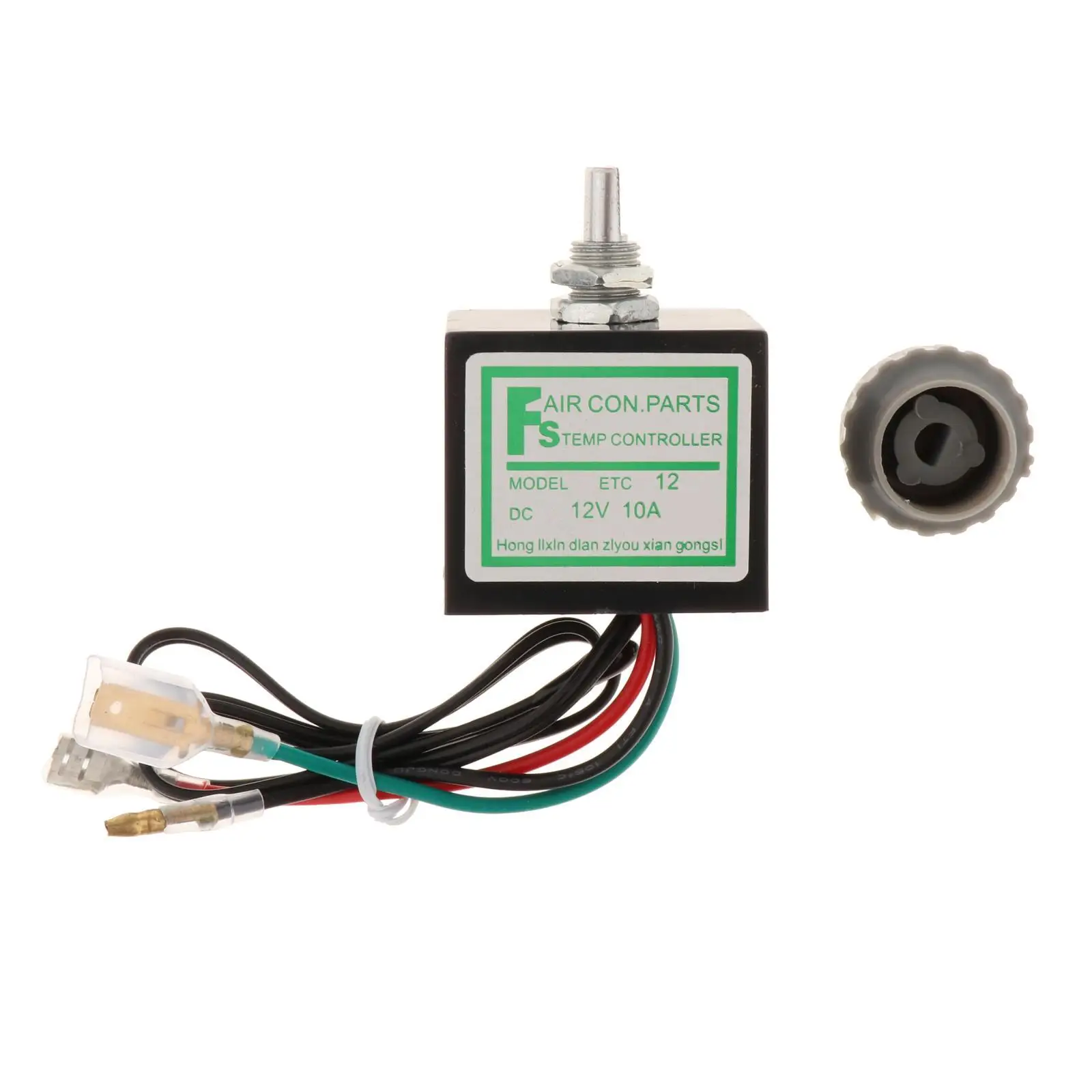 Rotary Thermostat Switch Adjustable Temperature Control ABS Plastic Auto Parts for S10 Chevrolet Accessories