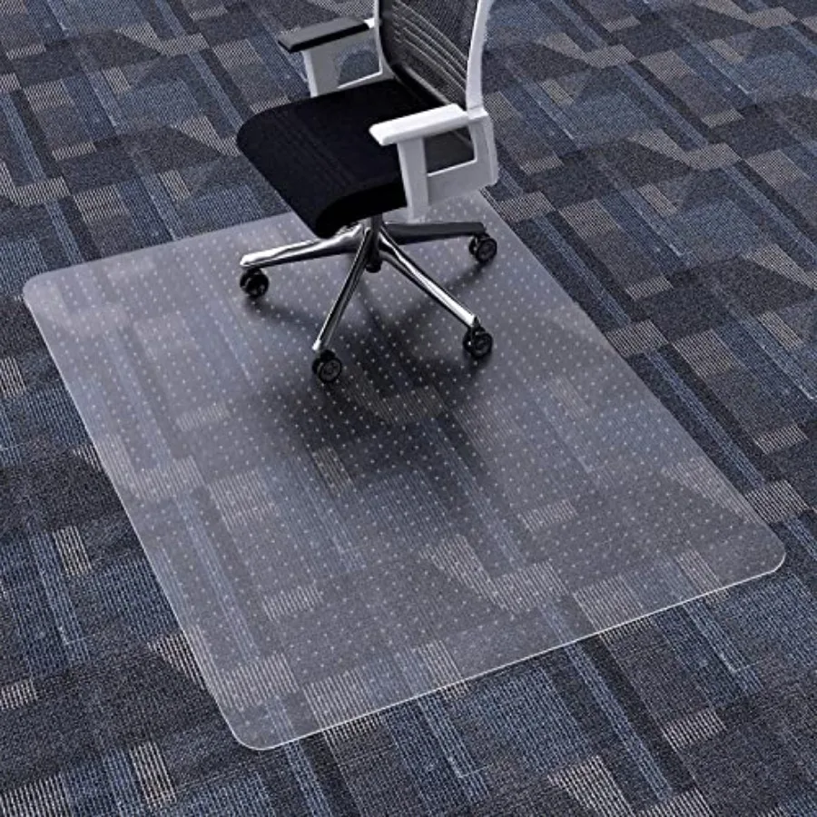 

Office Chair Mat for Low Pile, Clear Computer Desk Chair Mats for ed Floors, Easy Glide Rolling Plastic Floor Mat Rectangle