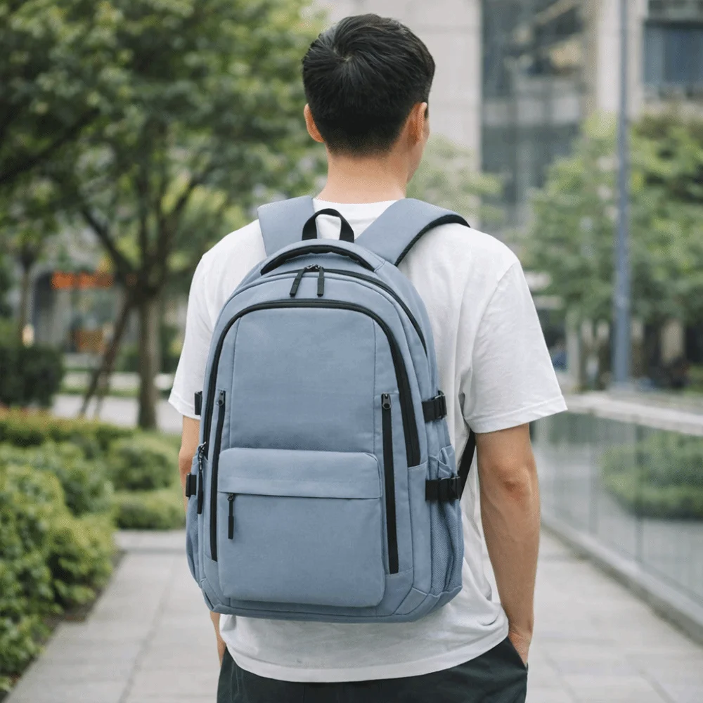 

Fashion Solid Color Student Backpack Oxford Cloth Large Capacity Shoulders Bag Harajuku Korean Style Students School Bag Outdoor