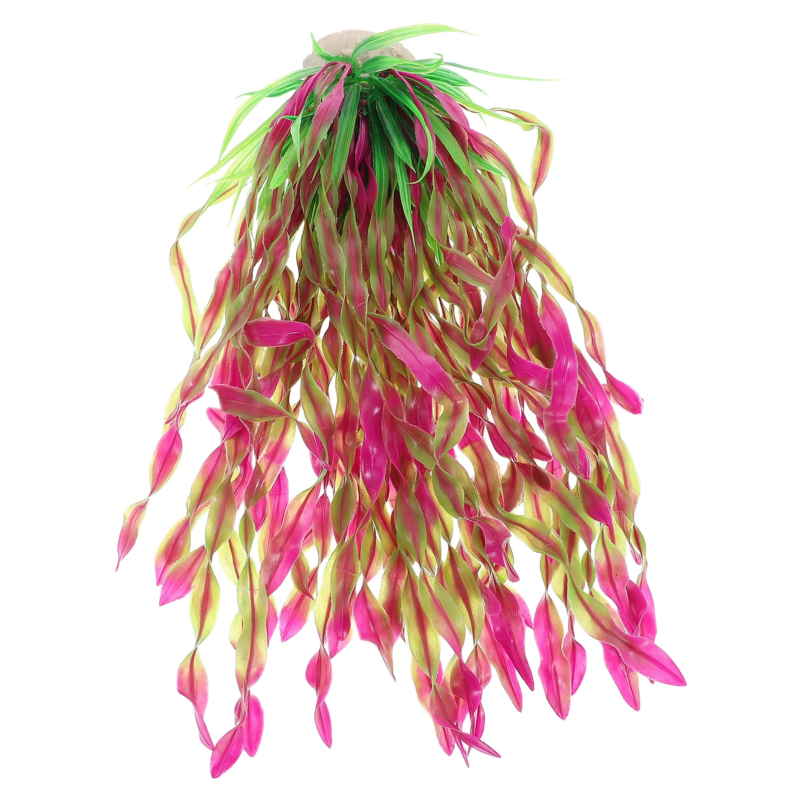 

Artificial Aquatic Plants Fake Fish Tank Decor Lifelike Seaweed Plastic Aquarium Plant Ornament Low Maintenance Safe Shelter