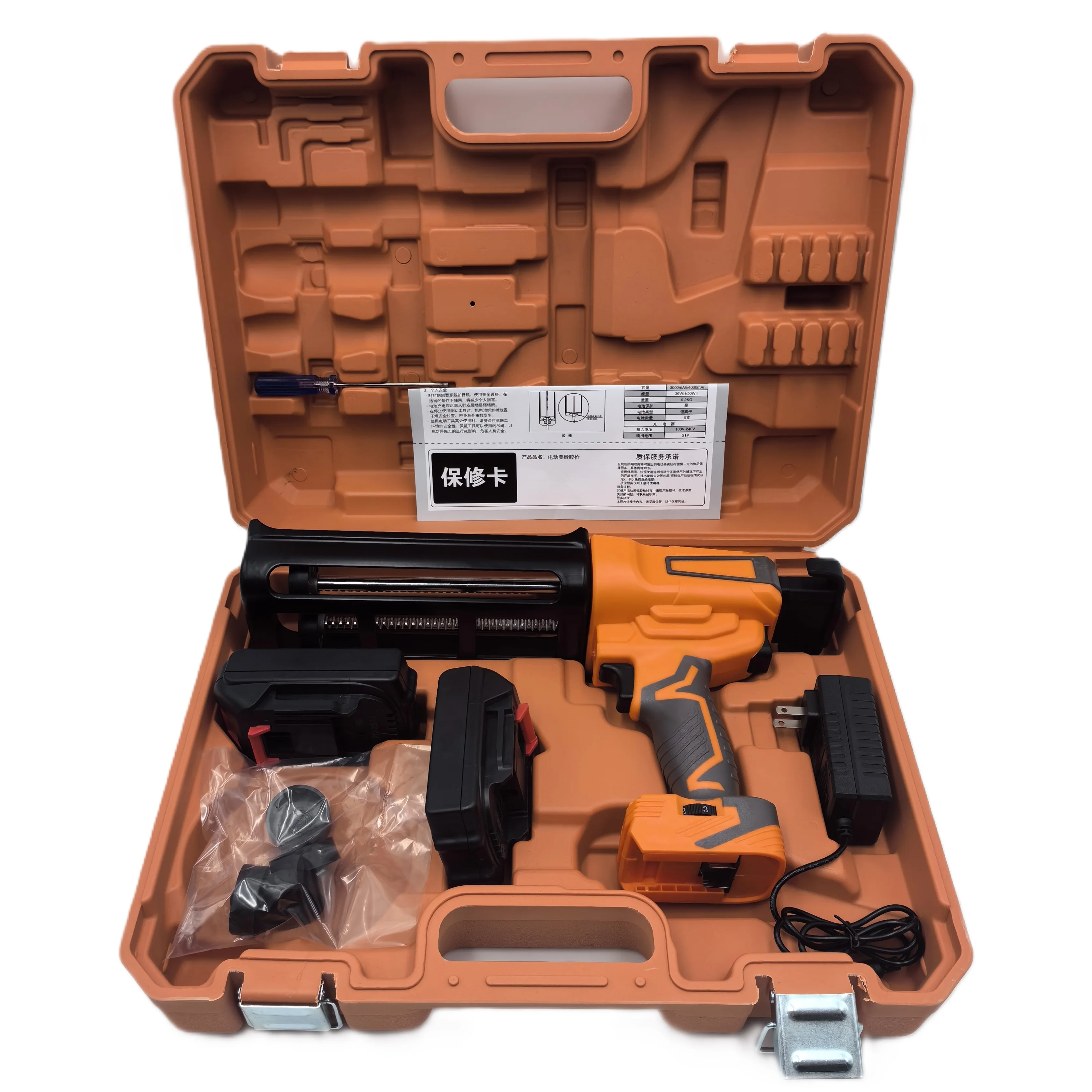 مسدس غراء كهربائي مزدوج الأنبوب لخياطة بلاط السيراميك المنزلي وتوفير الوقت والجهد