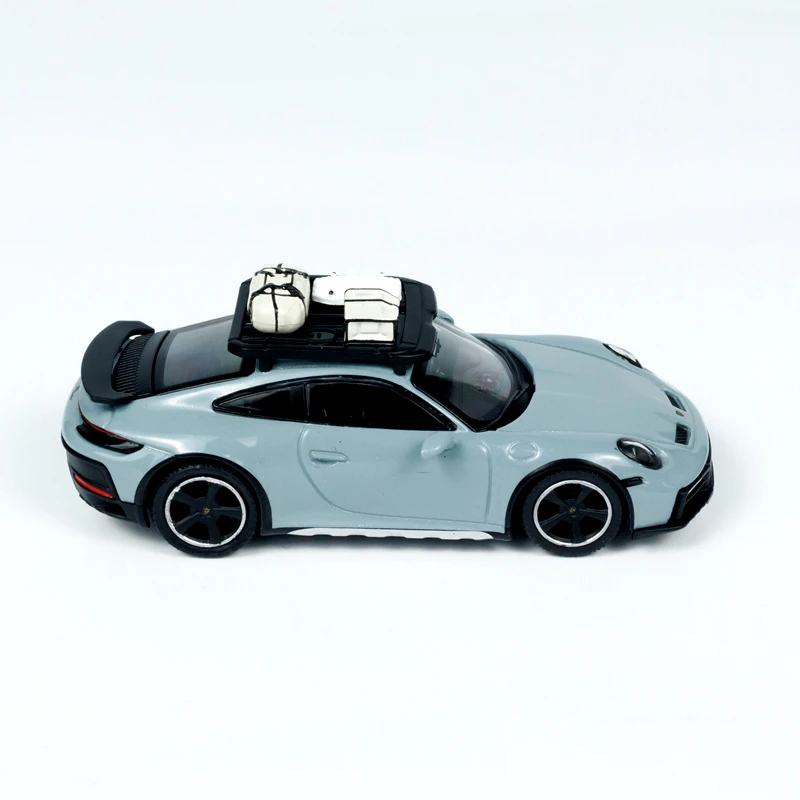 MINIGT 1/64 Porsche 911 Dakarโลหะผสมของเล่นมอเตอร์Diecastโลหะรุ่นของขวัญ