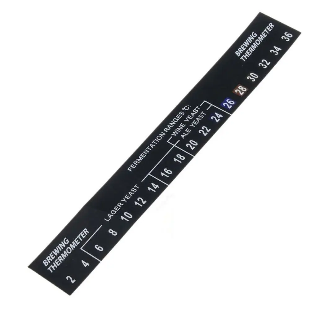 2C TO 36C Digital Fermenter Brew Thermometer Sticker Wine Spirits Useful Beer Adhesives Strip Fermentation Tool