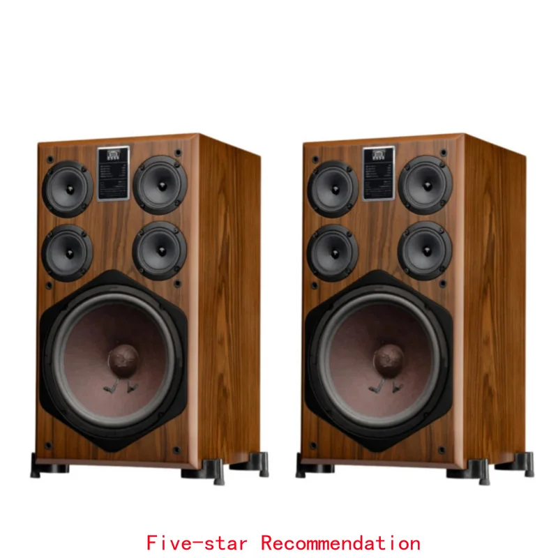 AJ-1006 10-Inch Passive Bookshelf Speakers, Home Theater & Karaoke Front Main Speakers, Professional Hi-Fi Audio