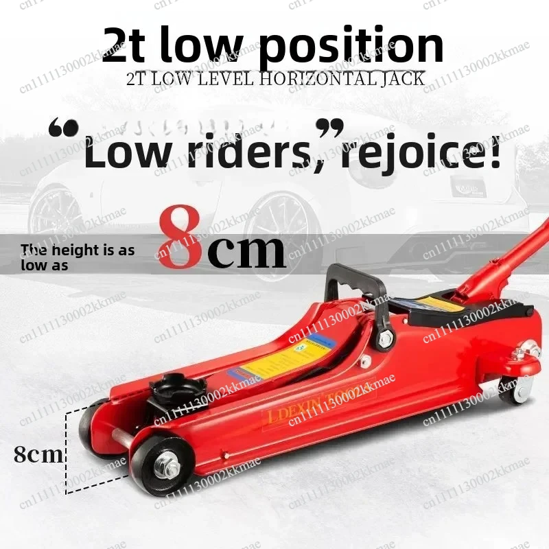 Durable Horizontal Jack Hydraulic Hand Rocker Multifunctional Lifting Tool Automotive Truck Declining Top 2 Tons