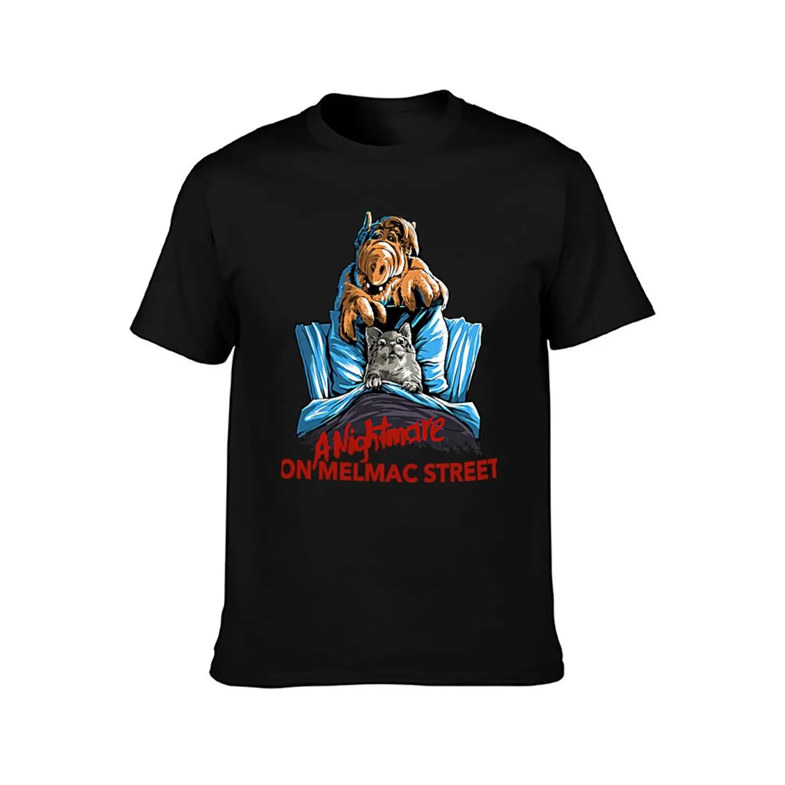 Gifts For Men Nightmare On Melmac StreetCool Graphic Gift T-Shirt Lightweight Running Sports T-Shirt