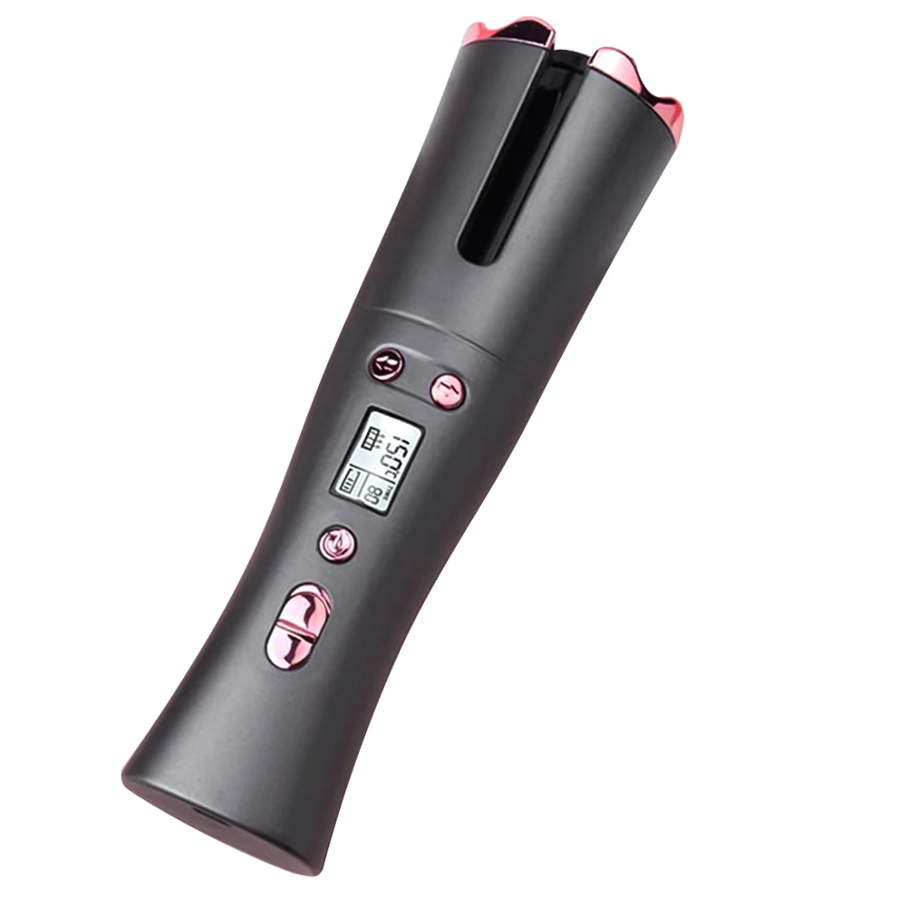 

1Pcs Automatic Curling Iron Wireless Curling Wand Rechargeable Portable Hair Curler Device For Healthy Hair Styling