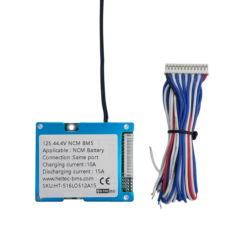  Heltec BMS 12S 13S 14S 16S BMS 48V 15A Protection Board 3.7V/3.2V Lithium Battery With Temperature Control