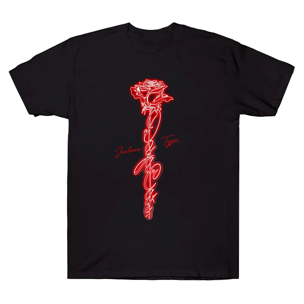 Doja chat jaloux Type Rose graphique t-shirts unisexe hommes femmes été coton vêtements Harajuku esthétique à manches courtes t-shirt Y2K