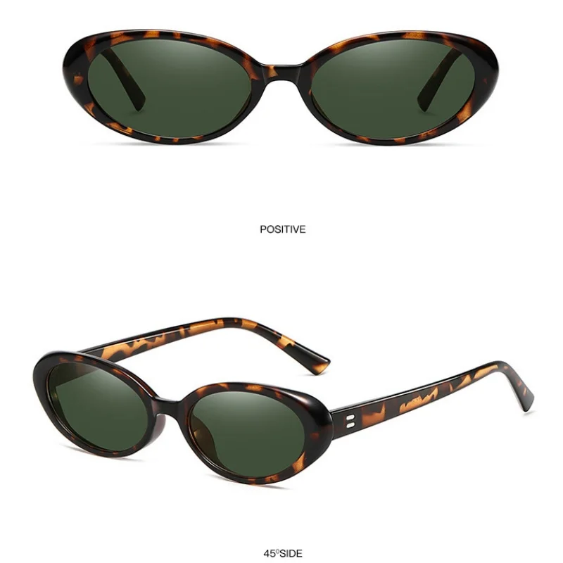 Small Oval Sunglasses for Women's Vintage Design Sun Glasses Shades Female Sexy Retro Punk Men Sunglass Outdoor Trendy Eyewear image 5