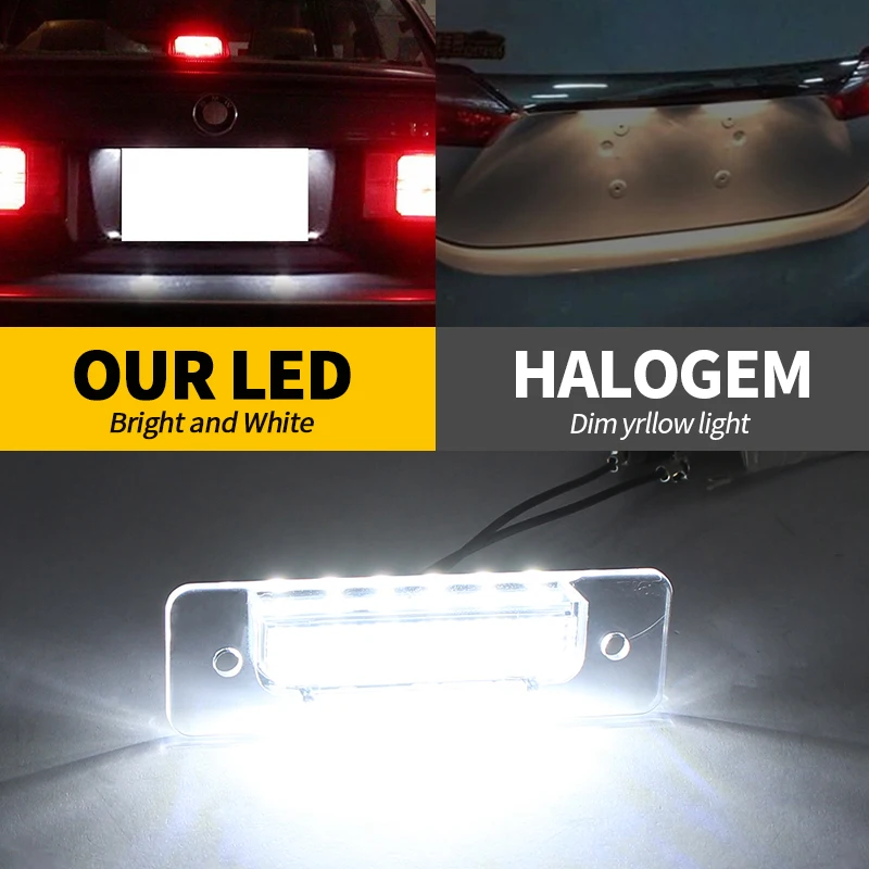 2PCS Canbus Led Lic…